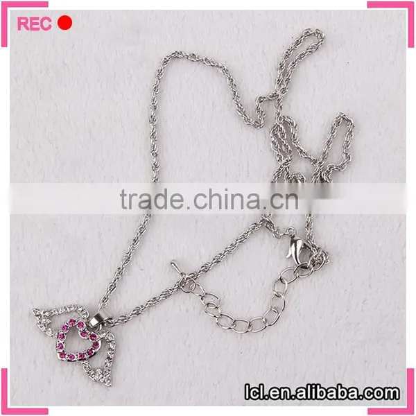 Woman Accessories Imitation Jewellery Angle Pendant Necklace, Bling Necklace photo-2