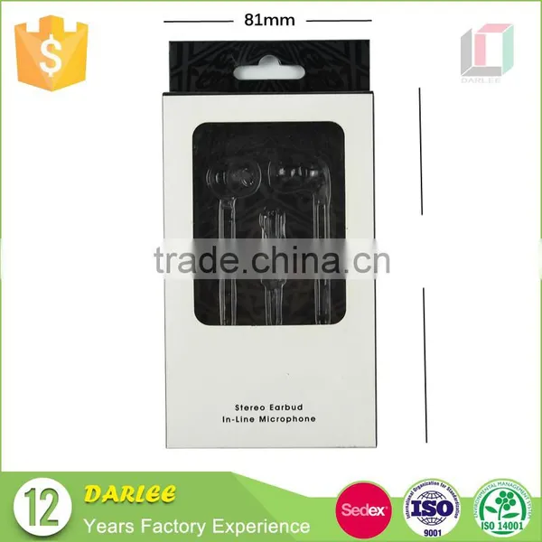 Hot Sale Color Printed Custom Logo Recyclable Electronic Products Packaging With Clear Window photo-2