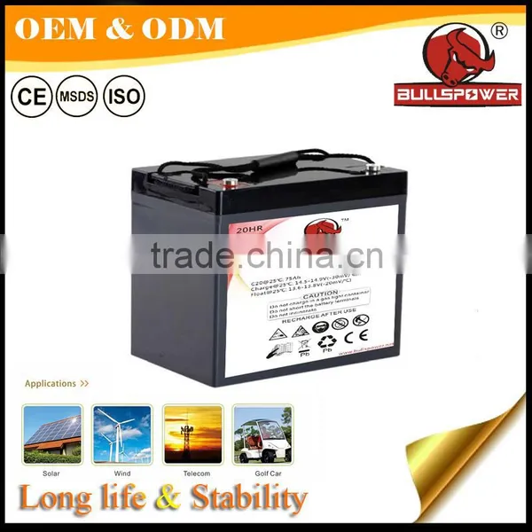 Factory Price China Best Deep Cycle Agm VRLA 12v38ah Solar Battery photo-5