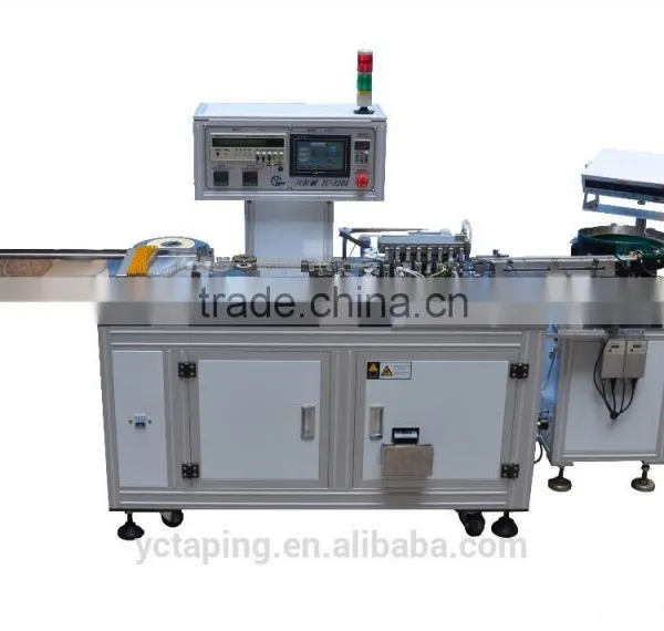 Radial Component Lead Cutting and Tape Reel Packing Machine
