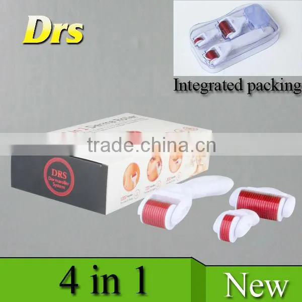 Original 4 in 1 Dermaroller With 1.0mm Needle for Face and Body Care photo-3