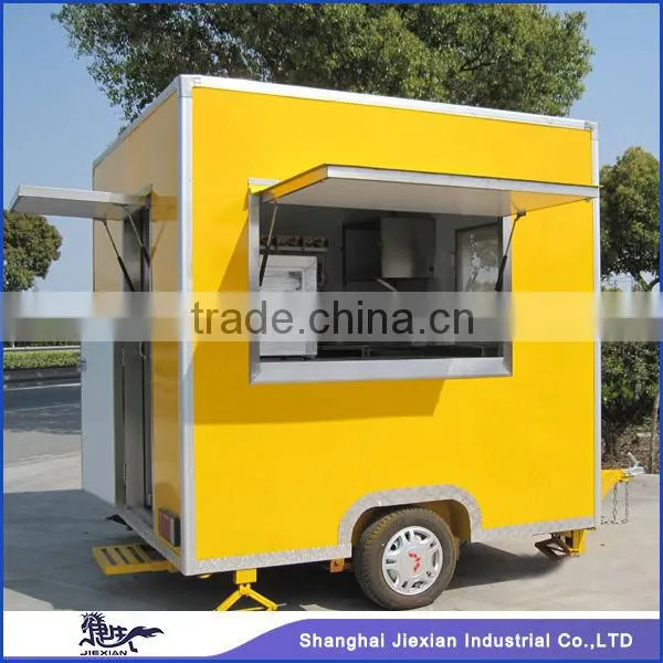 2016 Shanghai Jiexian JX-FS250 Newstyle!!!Fibreglass Concession Food Trailers