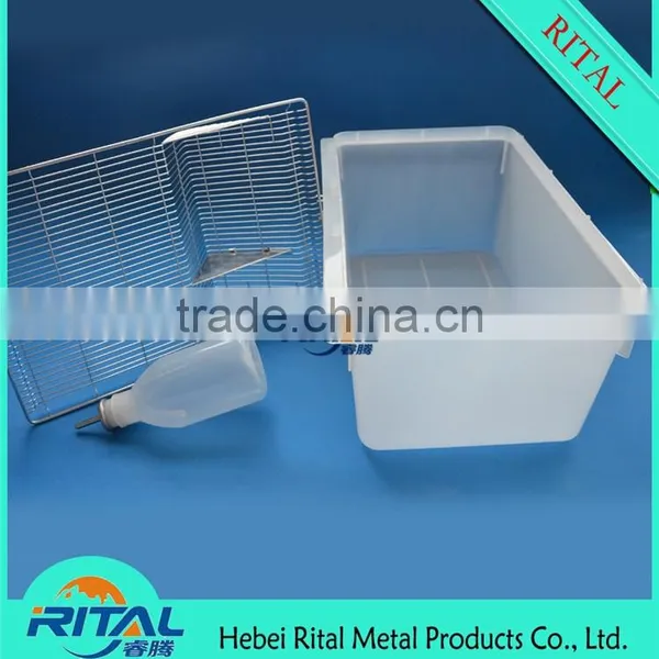 Laboratory Small Mammal Wire Cage Divider Bottle Lid Breeding Rat Mouse Mice Cage photo-2