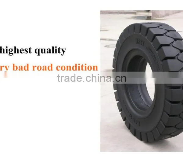 Low Prices Black Rubber Solid 7.00-12/5.00 Forklift photo-5