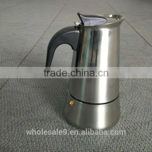 2017 Stailess Steel 6 Cups Moka Espresso Latte Percolator Stove Top Coffee Maker Pot Fashionable Coffee Maker photo-2