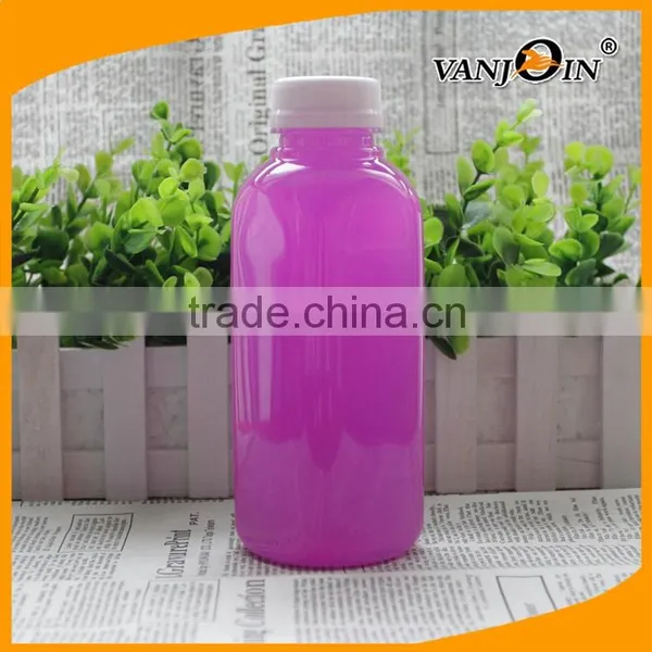 2017 Clear Food Grade Plastic Bottles for Drinks Packaging With Tamper Evident Caps photo-2