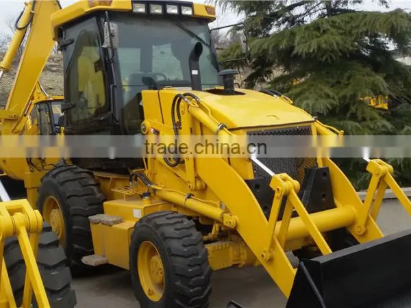 Hydraulic Joystick Operating Tractor Back Hoe Loader Model Wz30-25, 4 Wheel Drived,with CE Certification photo-3