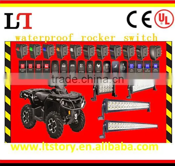 Plastic Waterproof Rocker Switch for Car/motorcycle photo-2