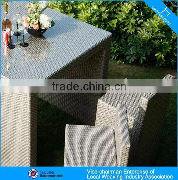 Outdoor Rattan Bar Stool Wicker Bar Furniture 7816-1 photo-3