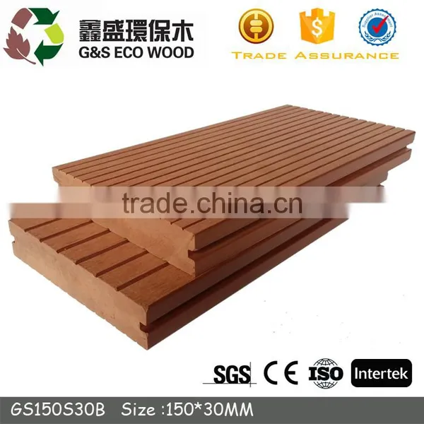 Balcony Floor Covering Composite Outdoor Decking Anti-uv Solid Wpc Walkway Decking Board photo-6