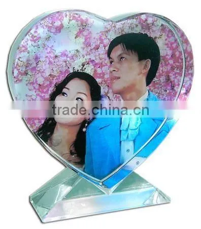 Sublimation Photo Crystal With Penholder and Watch photo-3
