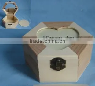 Shangdu Design Small Pretty Wooden Omaments Gift Boxes With Mirror photo-2