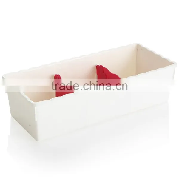 N506 3/5 Grid Home Organization Storage Box Household Plastic Storage Box photo-4