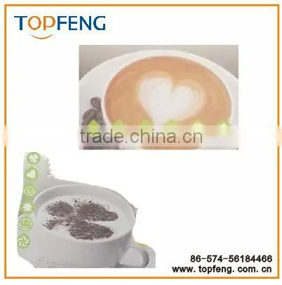 Coffee Latte Art Mold 6PCS, Plastic Coffee Mold,coffee Decorating Tool,coffee Art Stencils for Latte photo-3
