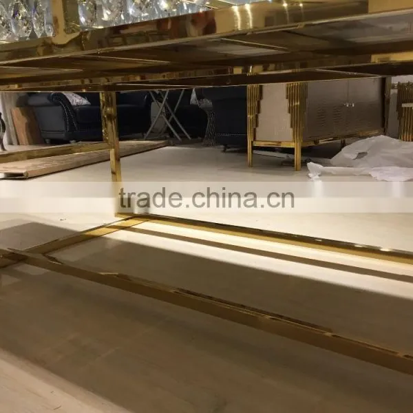 2017 Crystal Centerpiece Glass Wedding Table for Glass Top Center Table Design photo-2