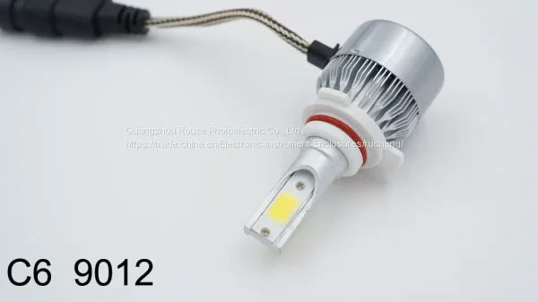 Led Headlight C6 9012 Cob 30W/Bulb(60W/Set) 6400lm/set(3200lm/b LED COB H7 LED Headlight Bulbs Hi/Lo photo-5