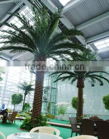 Home Garden Edging Decorative 5ft to 16ft Height Outdoor Artificial Green Plastic Palm Trees EDS06 0815 photo-4