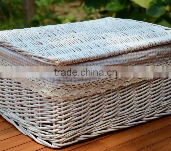 2016 New Design Willow Material Wicker Suitcase for Home Decoration photo-2