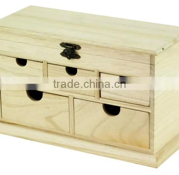 Fashional Pine Wooden Jewely Box For Women photo-2