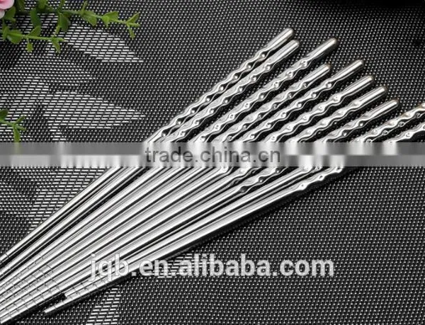 WNL-912 Twisted Handle Stainless Steel Travel Chopsticks photo-3