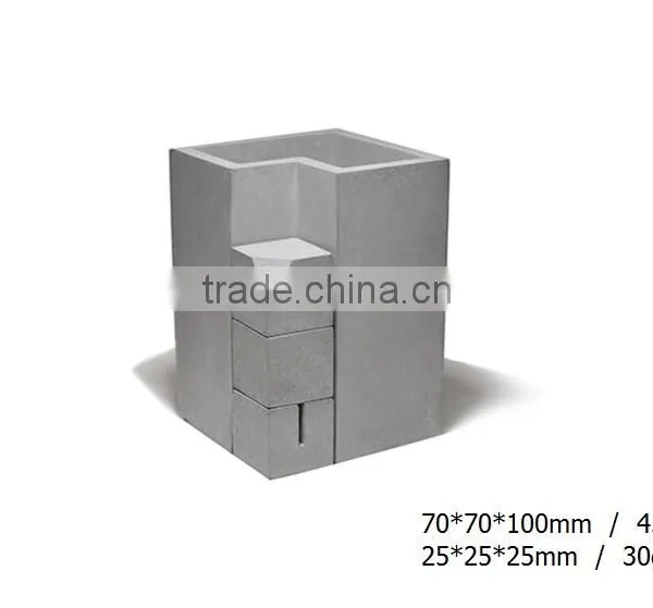 Multi-function Concrete Phone or Pen Holder for Office Organizer photo-3