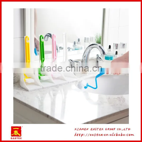 V Shape Toliet and Edges Cleaning Brush With Holder photo-5