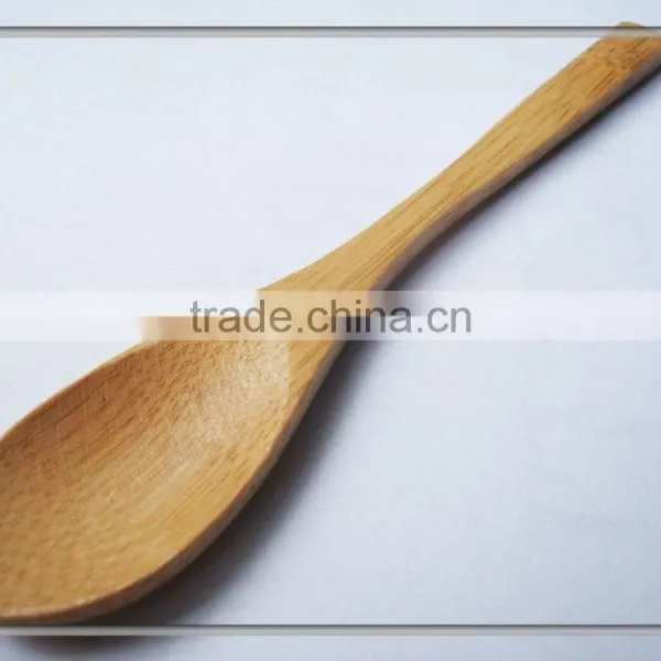 Teaspoon Wooden Ice Cream Oval Spoon Family Tableware photo-5