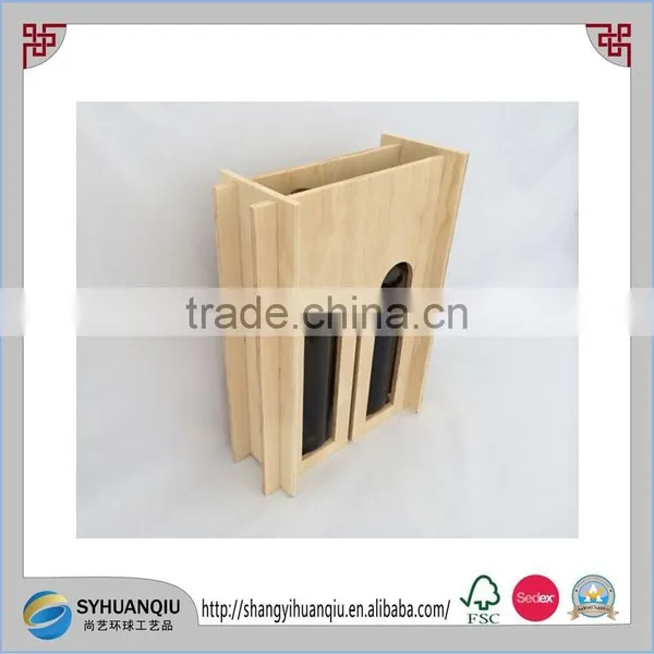 New Design Milti Functional DIY Fancy Wooden Portable Wine Box Case-cn photo-3