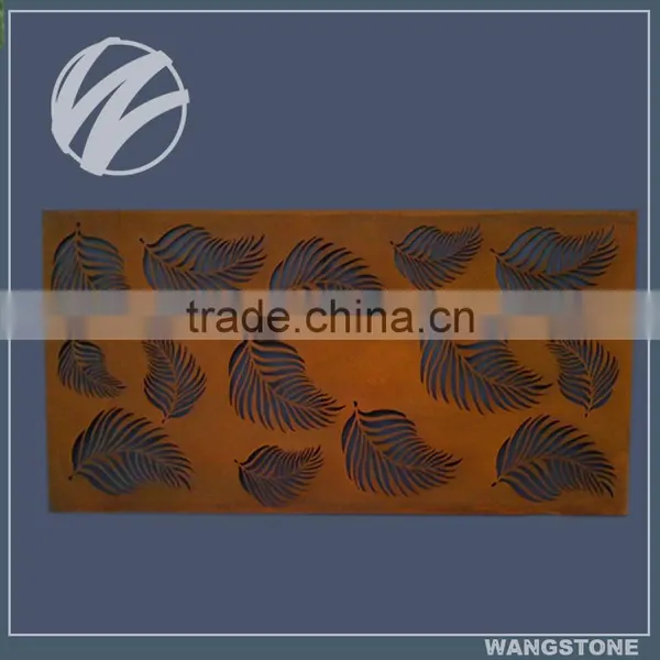 Custom Size Corten Material Decorative Garden Screen photo-2