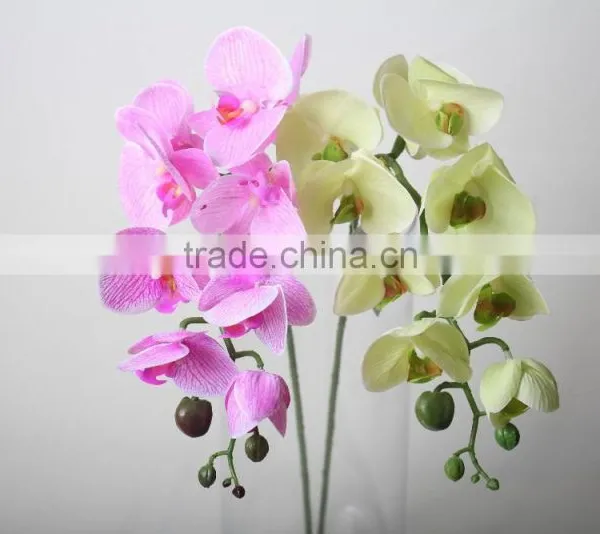 Decorative PU Butterfly Orchid Artificial Butterfly Orchid Flowers Landscaping Flowers photo-3