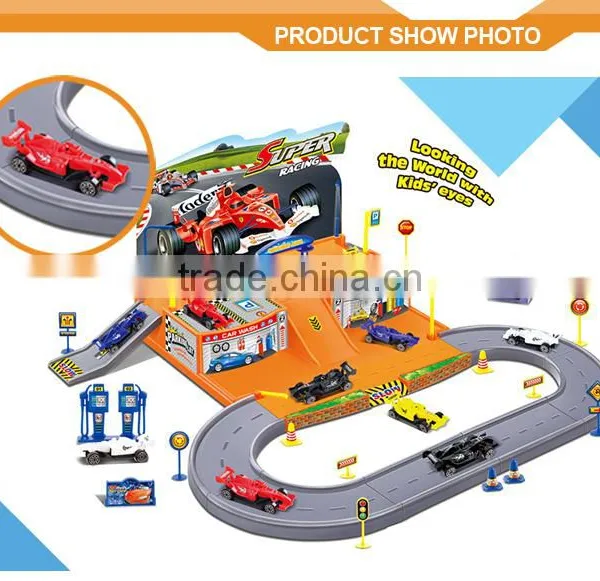 DIY Kid Parking Toy Super Garage Playset photo-2