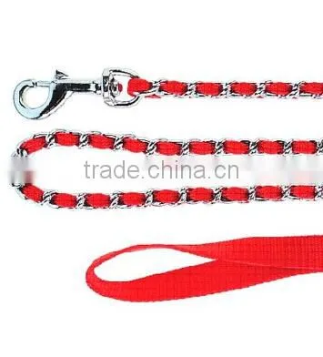 Nylon Wrist Loop Dog Chain With Handle , Wholesale Strong Durable Fashion Dog Leash Choke Chains With Braided photo-2
