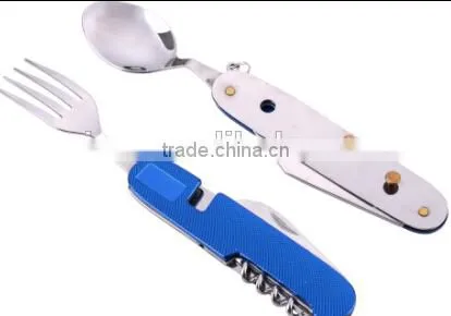 A21-106ALL Super Quality Stainless Steel Camping Tool With Aluminum Chip Handle photo-3