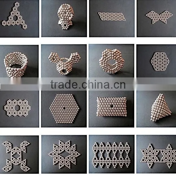 Magnetic Decompression Ball Educational Toys for Children Size 3mm Pack of 216 Pieces photo-3