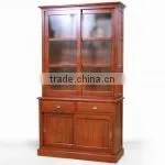 Furniture Partial Display Cabinet With Glass Door Teak Wood photo-2