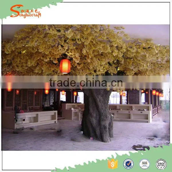 ST20160603 Landscaping Trees Large Outdoor Bonsai Trees Decoration Wedding Artificial Ginkgo Tree photo-3