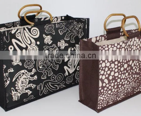 Laminated Canvas Tote Bag - Overall Animal Print - Customized as per the Requirement photo-2