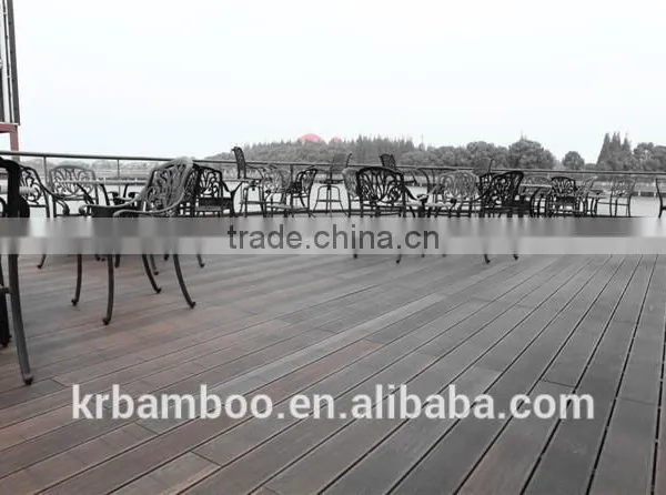 Dard Chocolate Termite Resistant Water Proof Strand Woven Bamboo Decking Flooring photo-5