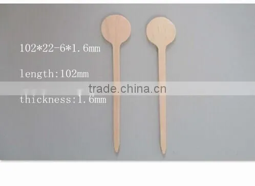 Eco-friendly Disposable Birch Wooden Drink Stirrer photo-6