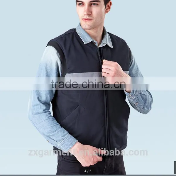 2015 Outdoor Working Vest; Padded Windproof Body Warmer Vest; Breathable Sleeveless Work Vest photo-2