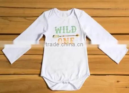 2017 New Fashion Long Sleeves 100% Cotton Baby Romper Unsex Toddler photo-5