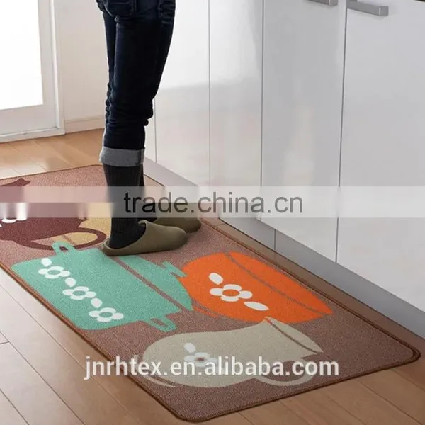 Eco-friendly100%polyester Printed Kitchen Mat photo-3