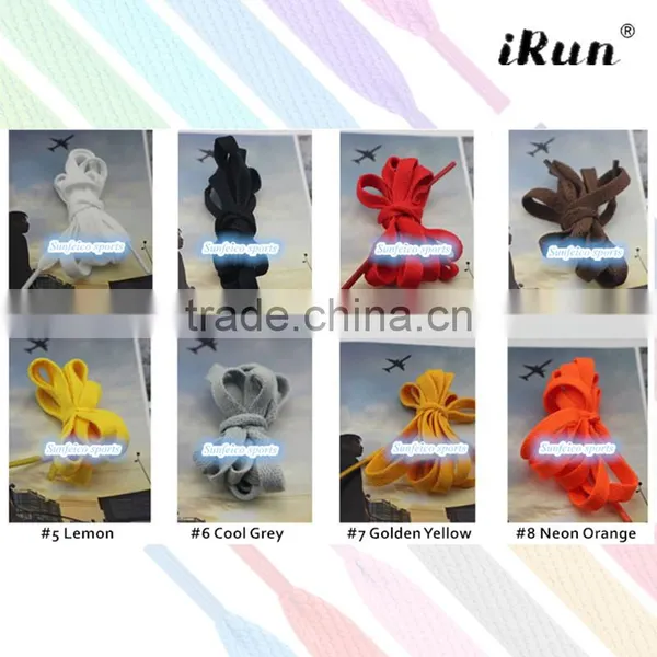 Flat Sneaker Shoelaces~8mm Flat Shoelaces~Plain Fat Shoelaces~Flat Athletic Shoe Laces~NO MOQ~57 Colors Available~Accept Custom photo-4