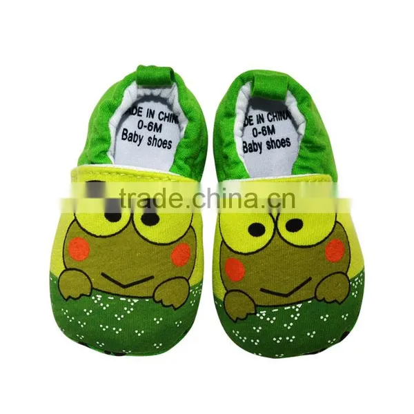 Cute Frog Printed Summer Cotton Baby Shoes photo-2