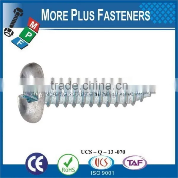 Made In Taiwan DIN 7971 C ISO 1481 450 HV Standard Slotted Pan Head Tapping Screw With Cone End Type C photo-5
