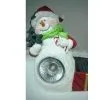Acrylic Epoxy Resin Crafts Snowman Solar Light