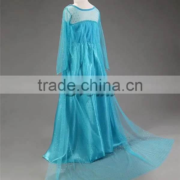 (Hot Sell) Frozen Girl Dress Mullet Dress for Chirldren Summer Dress One-piece Beautiful Wedding Dress photo-5