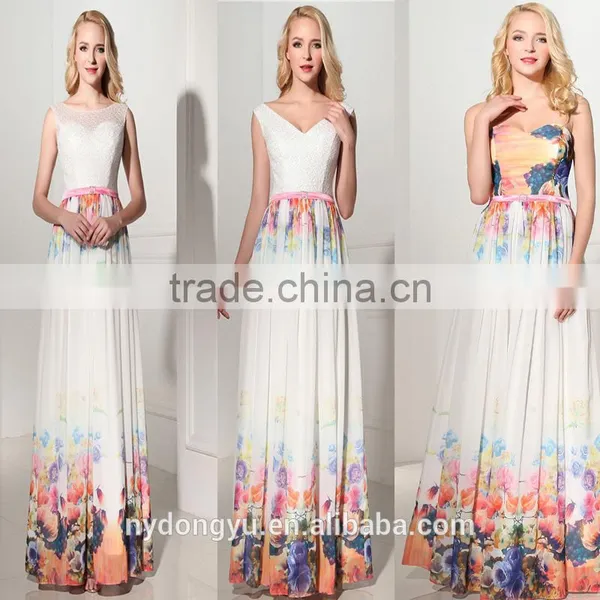Gradient Evening Dress Bridal Dress/ yg Flower xx Gradient Maxi Bridal Dress/evening Wedding Dress photo-4