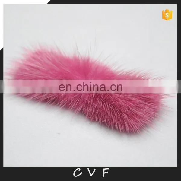 Fashion Style Mink Fur Accessory for Decoration Handmade Fur Charm
