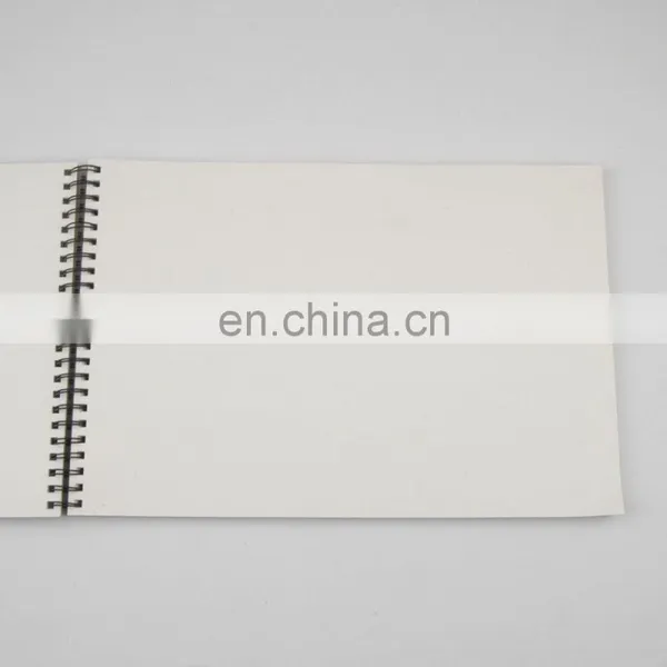 150gsm 60sheets Peforated Wire Bound Grey Hard Cover A3 Sketch Pad photo-2